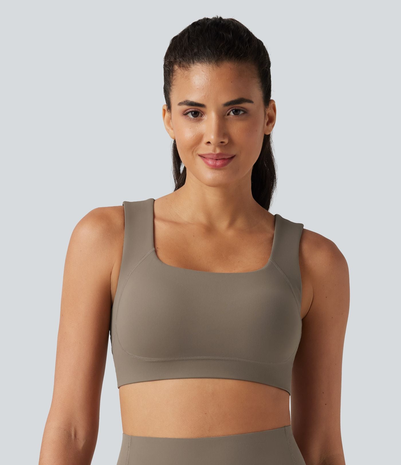 Brassière de sport d'entraînement push-up à maintien moyen UltraSculpt™ avec col U et brassière intégrée