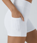 Short de yoga SoftlyZero™ Airy 8,8 cm taille haute poches latérales uni effet frais InstantCool
