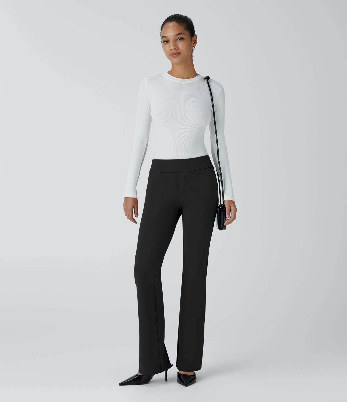 Pantalon tailleur taille moyenne Halara Flex™ avec poches