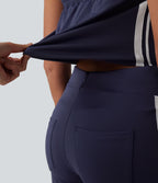Combinaison casual bustier bandes latérales rayures à séchage rapide SoftlyZero™ QuickDry avec poches - Easy Peasy