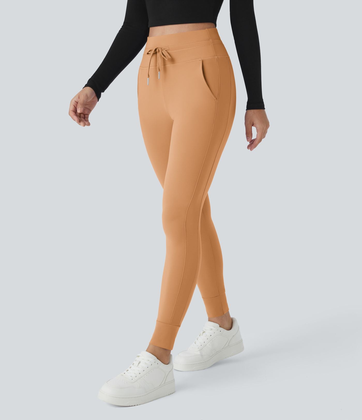 Jogging taille haute Softlyzero™ Plush avec cordon de serrage et poches latérales