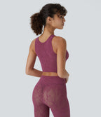 Débardeur court avec découpes sans couture OneForm Seamless Flow