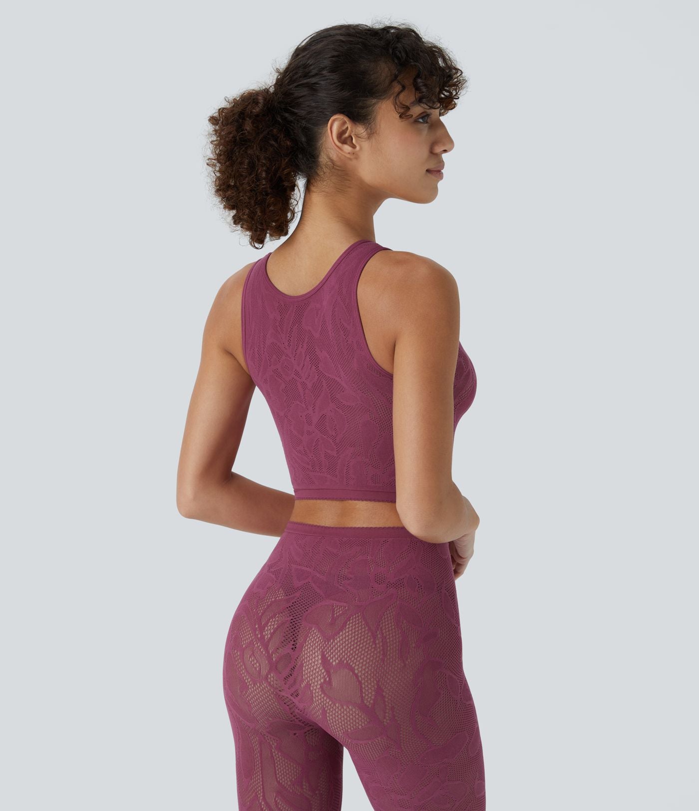 Débardeur court avec découpes sans couture OneForm Seamless Flow