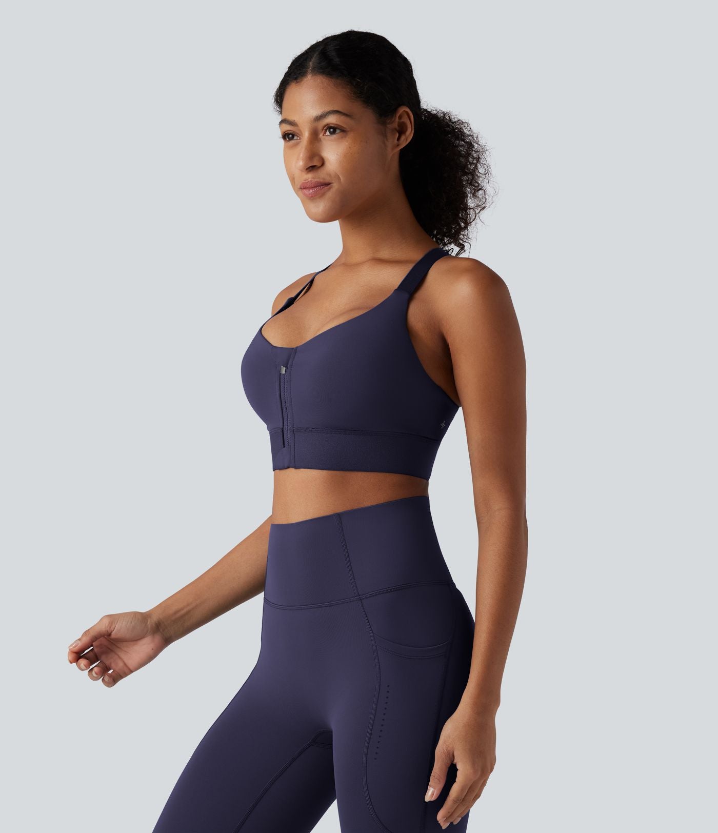 Brassière de sport SpeedWave™ soutien moyen à fermeture éclair et séchage rapide pour running
