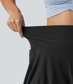 Short de danse SoftlyZero™ 10 cm taille haute gainant coupe ballon avec poches et protection solaire UPF50+