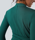 Combinaison tailleur col V manches longues avec zip et poches - Easy Peasy