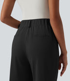Pantalon de travail Halara Flex™ fuselé taille haute avec poches