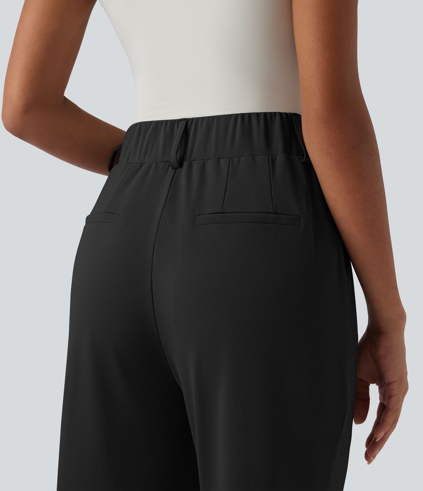 Pantalon de travail Halara Flex™ fuselé taille haute avec poches