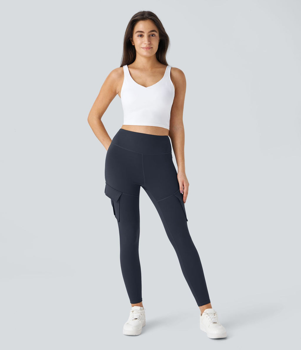 Legging yoga ajusté cargo taille haute DayStretch avec poches