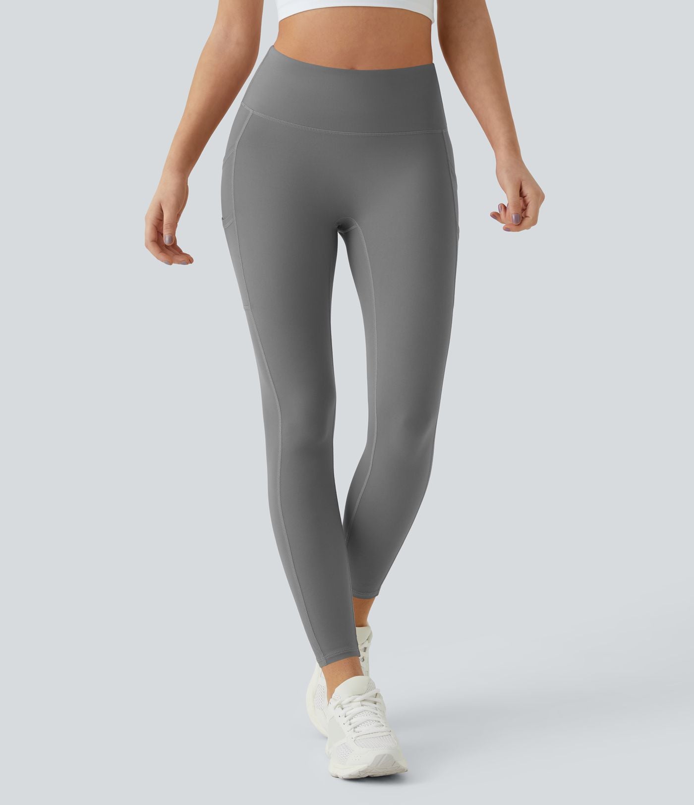Softlyzero™ Legging Uni Taille Haute Doubles Poches - UPF50+
