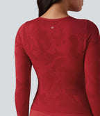Haut de sport à manches longues sans couture OneForm Seamless Flow