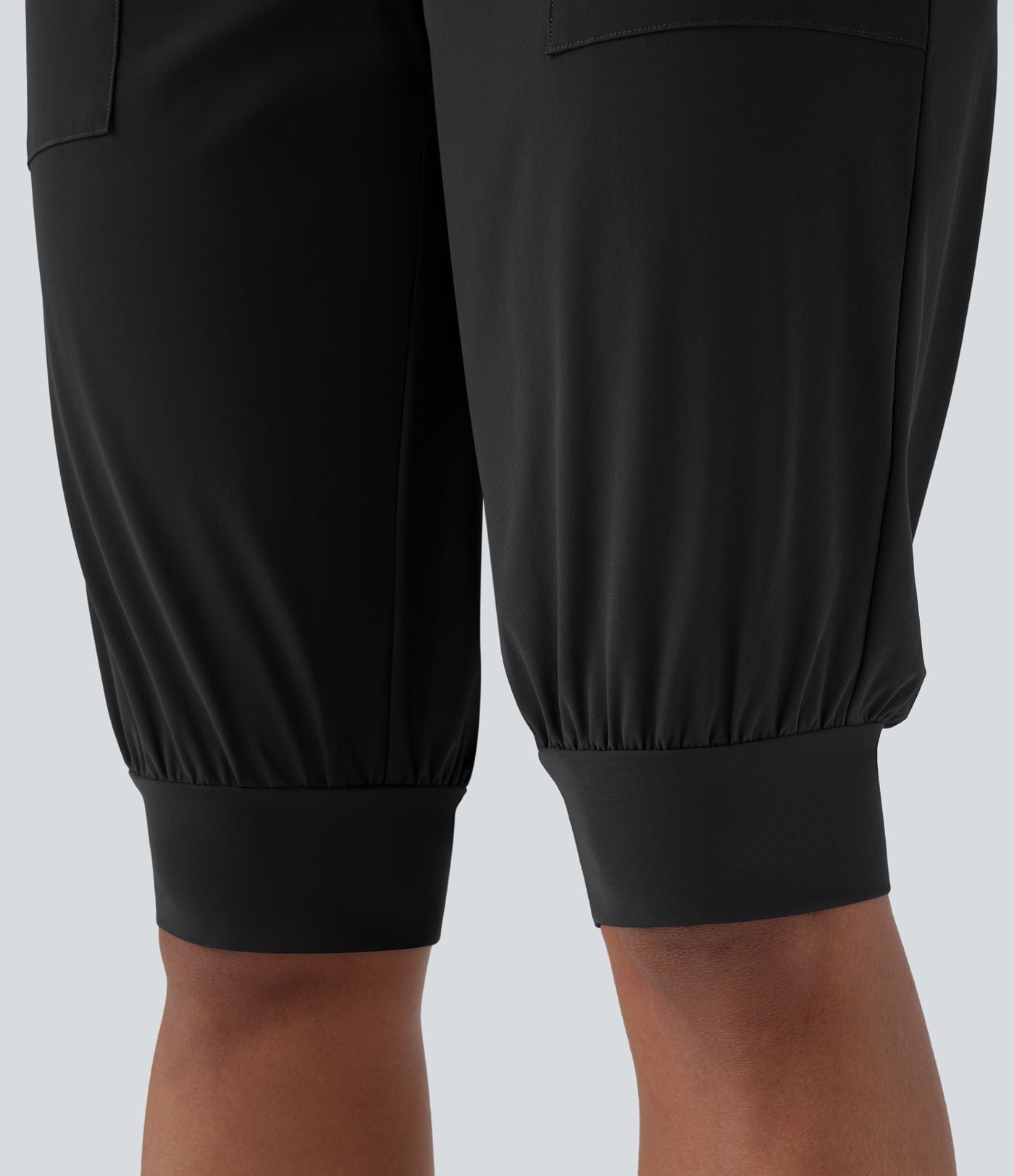 Short décontracté taille haute avec poches latérales
