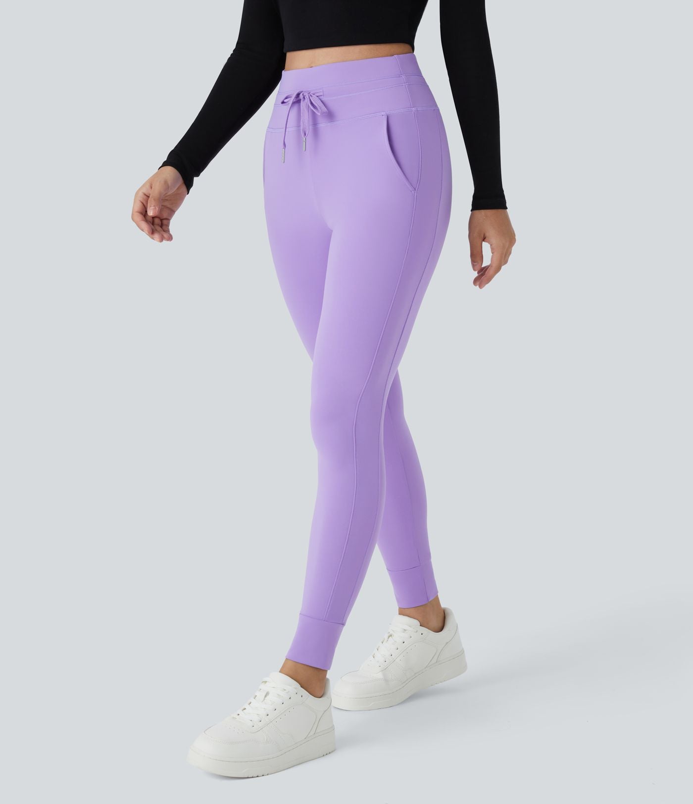Jogging taille haute Softlyzero™ Plush avec cordon de serrage et poches latérales