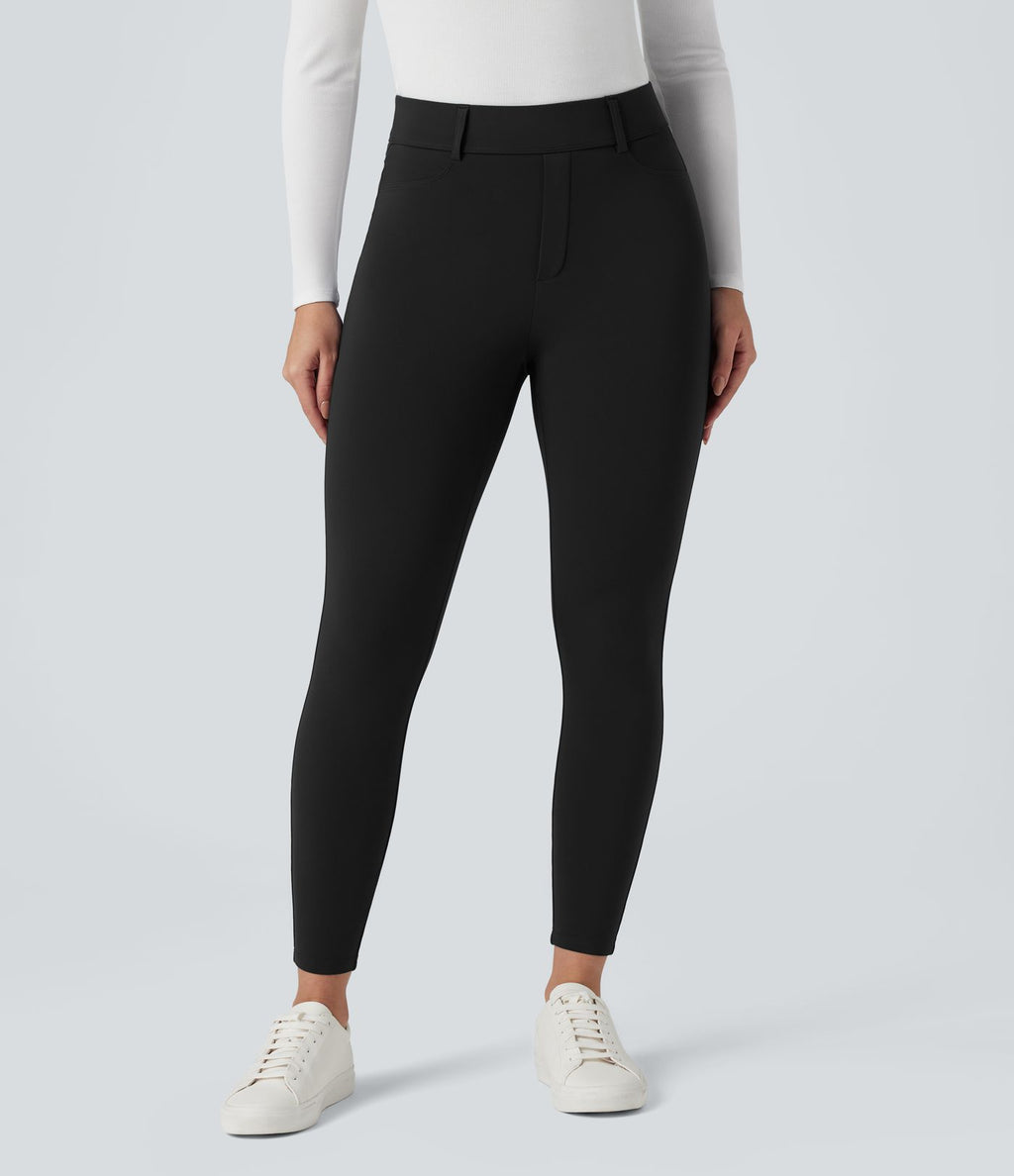 Legging thermique SoftlyZero™ Plush 7/8 taille haute avec poches