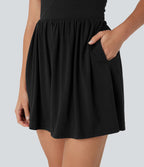 Combi-short 2-en-1 avec coussinets et poches - Édition Easy Peasy