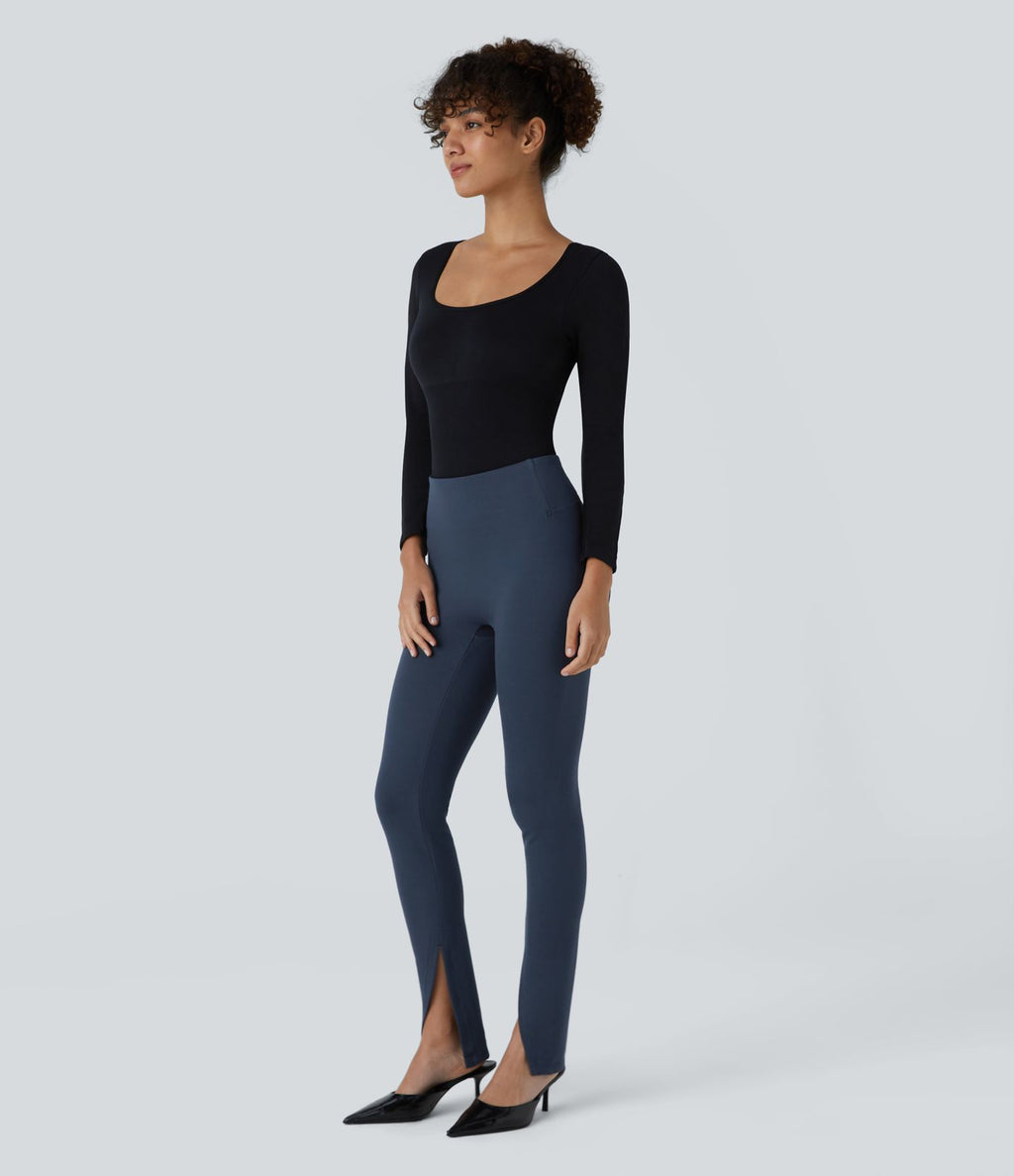 Pantalon tailleur devant taille haute Halara Flex™