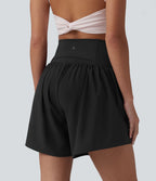 Short de running 2-en-1 taille haute 12,5 cm avec poches