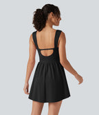 Robe-short mini SoftlyZero™ Plush à encolure cœur avec coussinets amovibles, poches et bonnets B à E, accès facile Easy Peasy