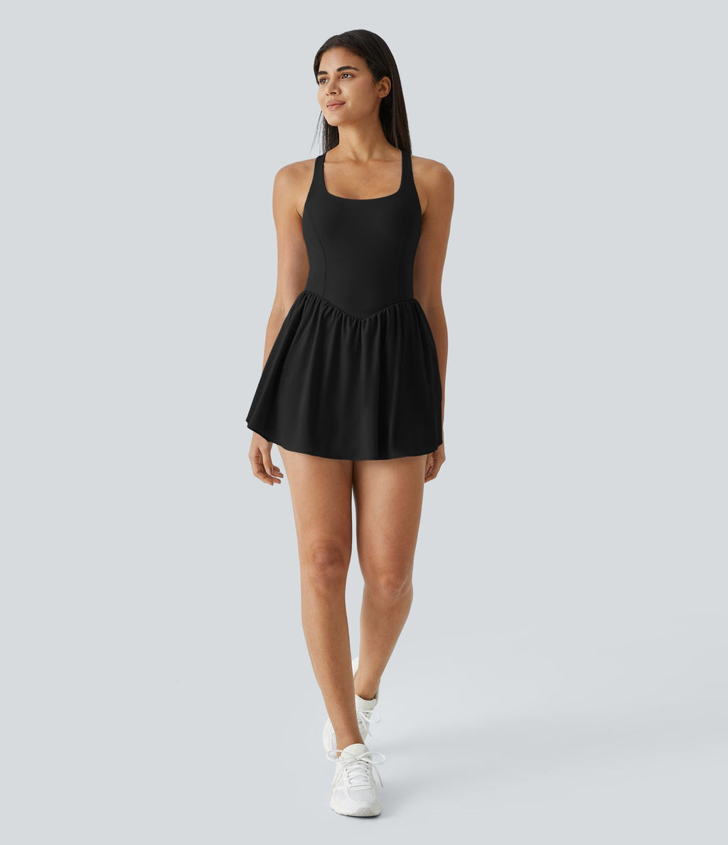 Robe de sport mini 2-en-1 Breezeful™ corset fluide séchage rapide avec poche padel/pickleball A-C