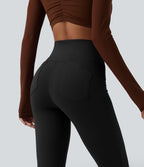 Legging de yoga bootcut DayStretch gainant taille haute avec poches