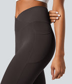 Softlyzero™ Legging Unis Poches Croisées
