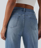 Jean 7/8 Halara Flex™ taille haute avec poches