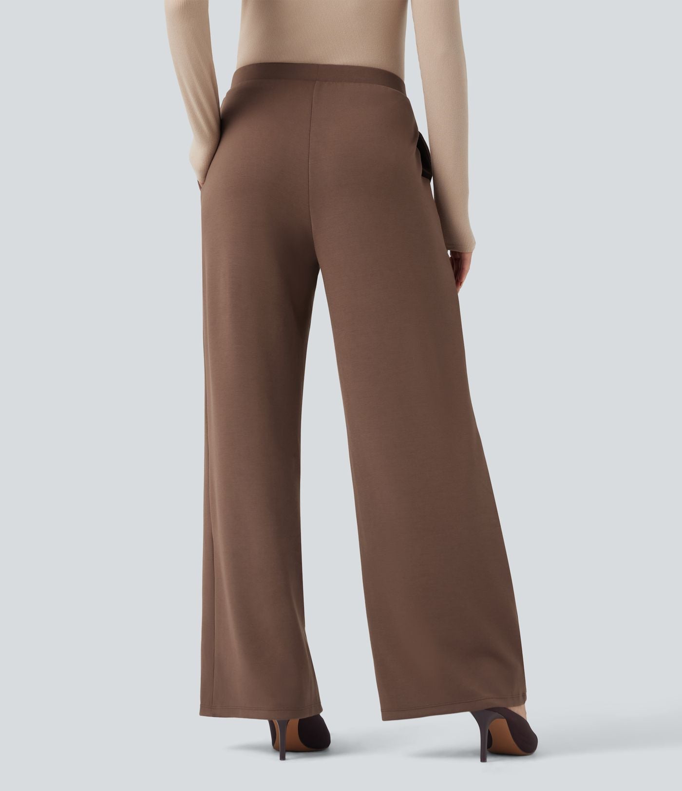 Pantalon de travail SpacerTek™ taille haute, jambe large, avec poches