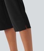 Pantalon de golf capri taille mi-haute avec poches, séchage rapide, protection solaire UPF 40+