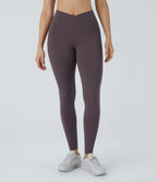 Patitoff™ 2.0 Legging Yoga Résistant Poils d'Animaux Taille Haute Croisée Poches Latérales