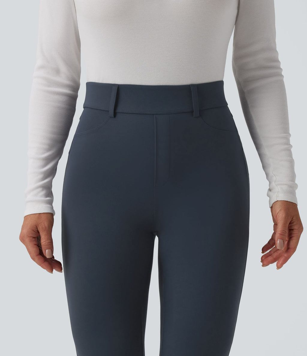 Legging décontracté bootcut Halara UltraSculpt™ taille haute avec poches