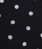 Jupe midi fluide sirène taille haute à pois