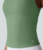Débardeur yoga SoftlyZero™ Plush à découpes A-D