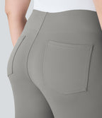 Pantalon tailleur taille haute grande taille Halara Flex™ avec poches