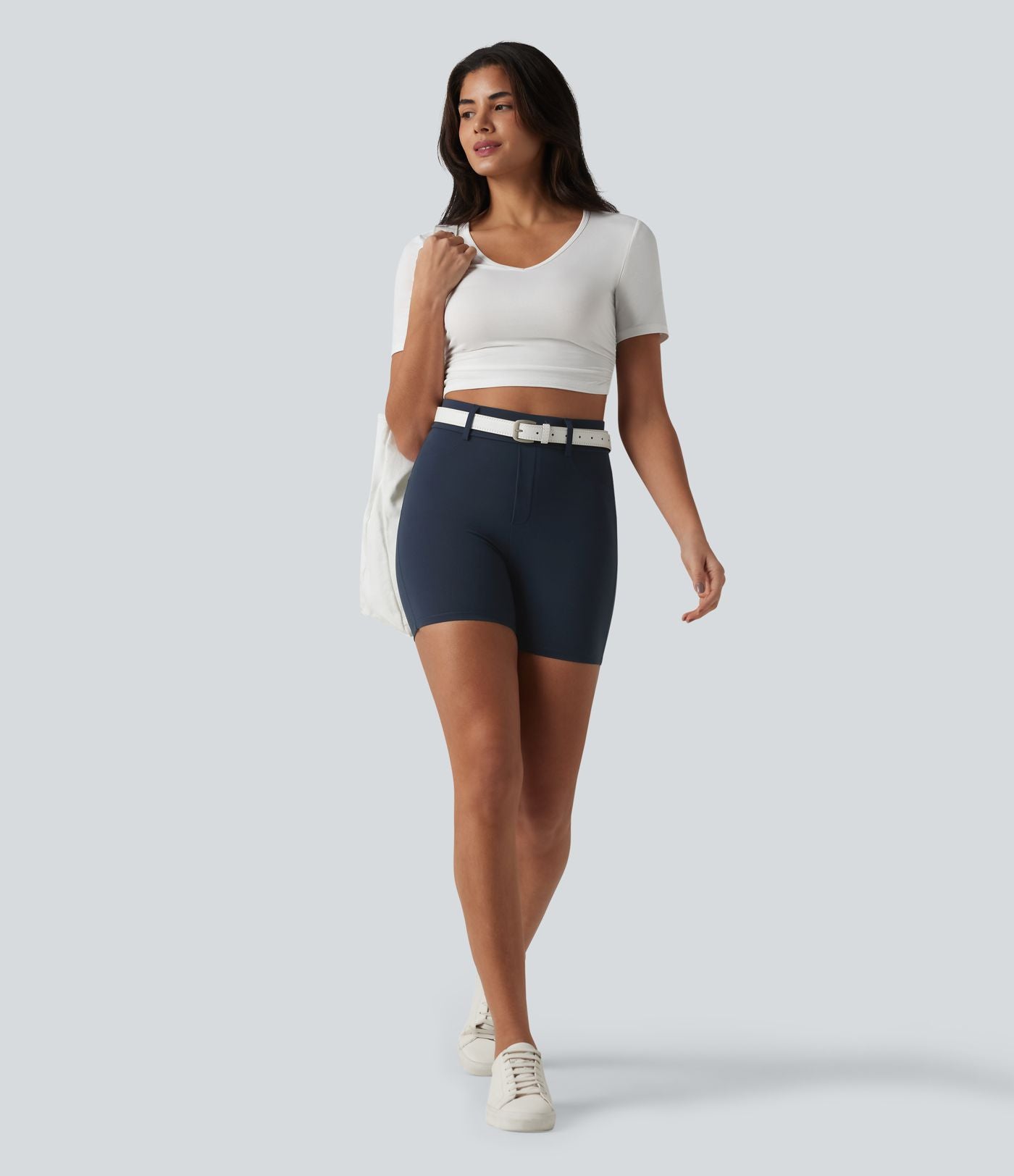 Halara UltraSculpt™ Cycliste casual 12,5 cm taille haute avec poches