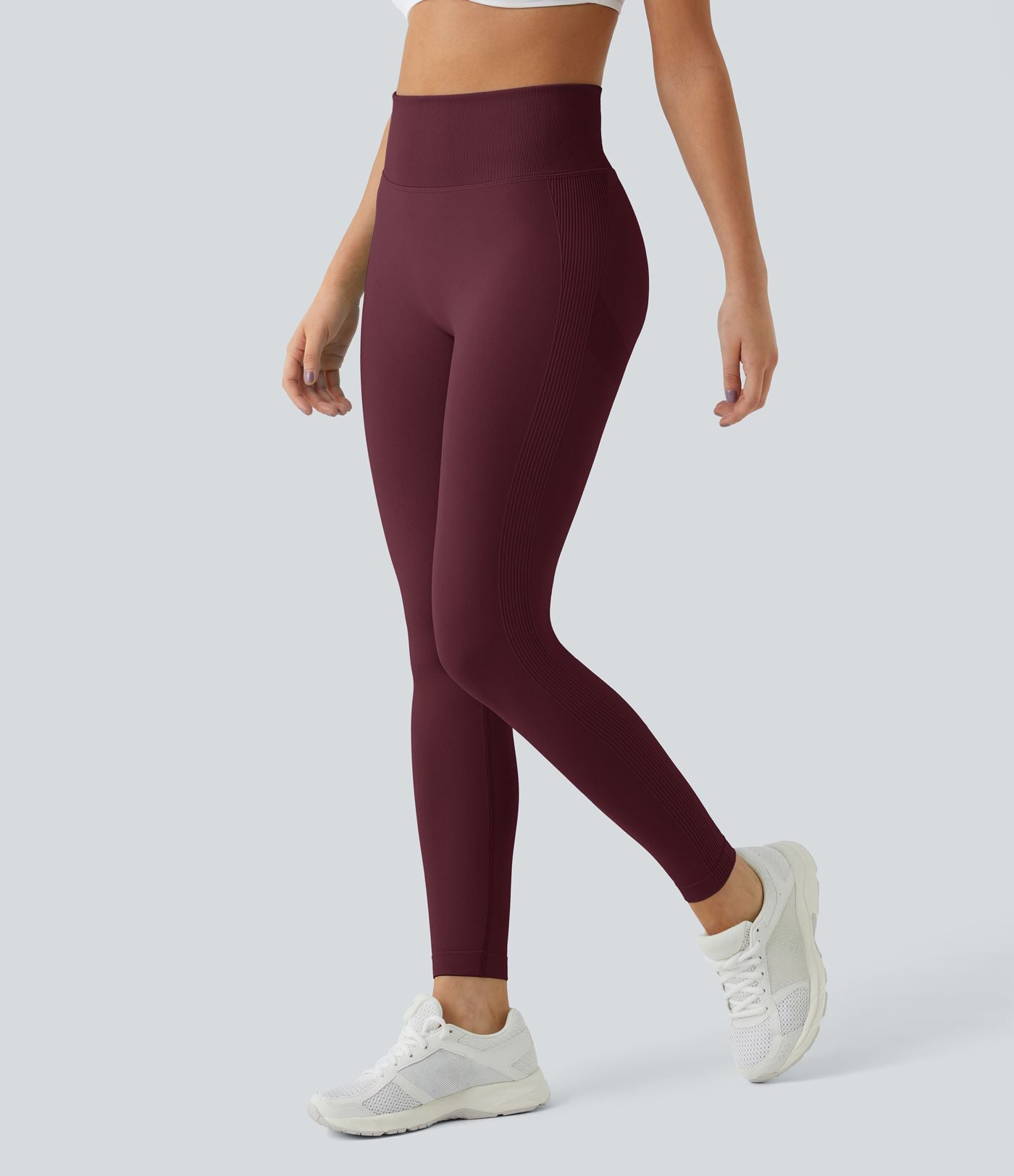 Legging push-up taille haute froncé sans couture OneForm Seamless Flow