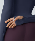 Top Sport Yoga Uni Trous pour les Pouce