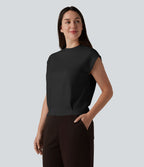 T-shirt casual col rond manches courtes