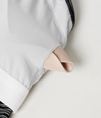 Caraco décontracté Halara UltraSculpt™ jacquard rayé avec dos ajouré, ourlet arrondi et coussinets amovibles