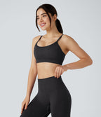 Brassière de sport yoga maintien léger col U sans couture OneForm Seamless Flow