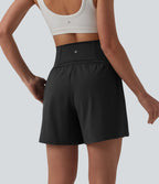 Short de yoga SoftlyZero™ Airy taille haute effet frais InstantCool avec poches 12,5 cm