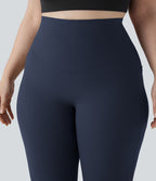 Pantalon de yoga à coupe bootcut gainant taille haute grande taille avec poches Halara UltraSculpt™