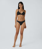 String uni taille basse, très extensible et doux pour la peau