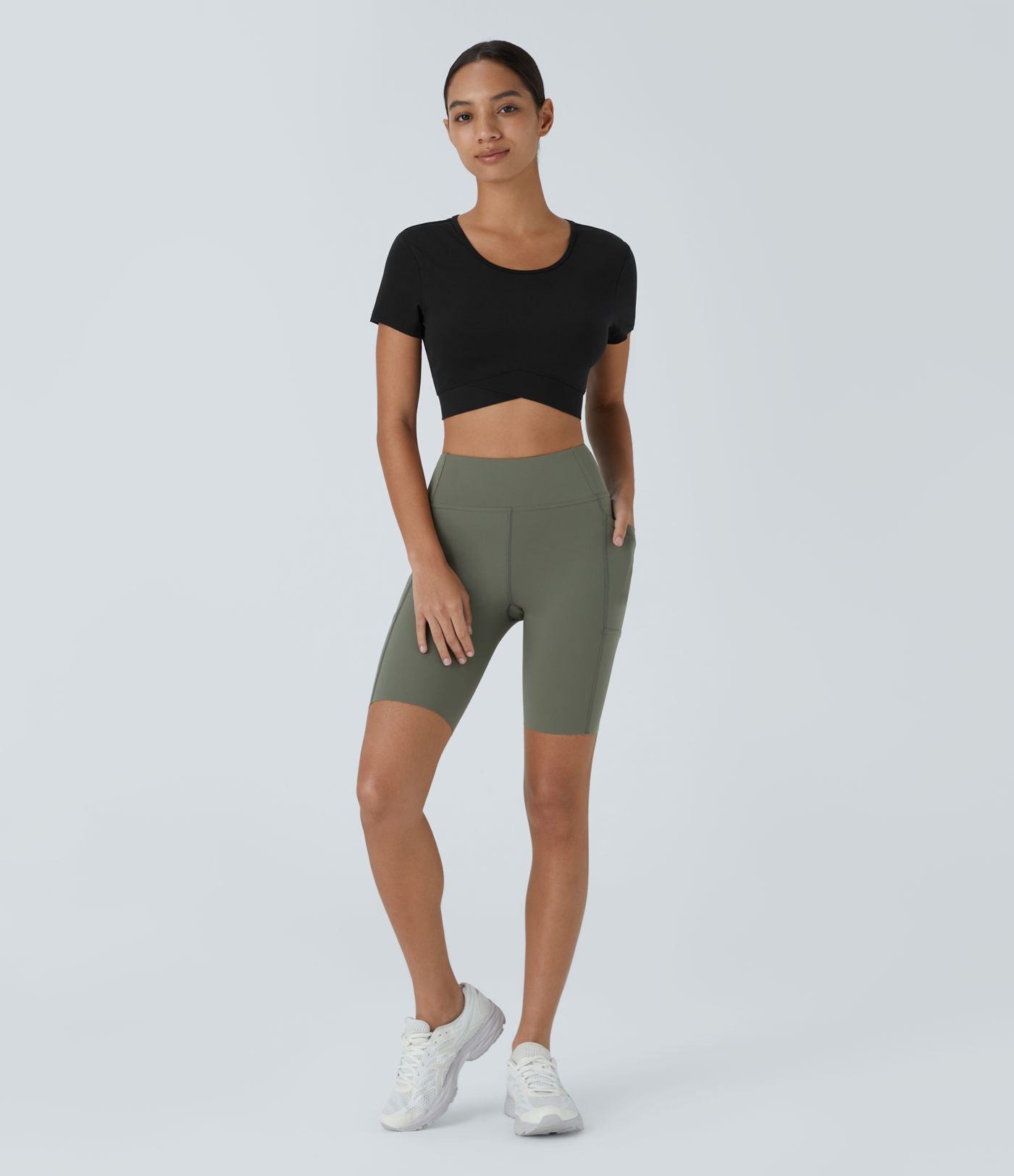 Softlyzero™ Plush Sports Top Ourlet Croisé