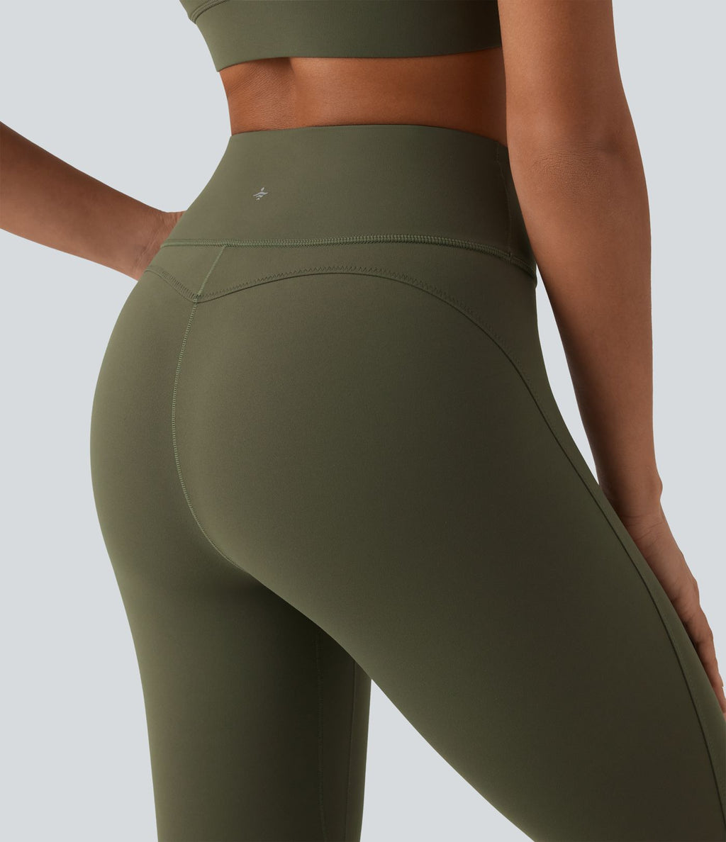 Legging 7/8 Halara UltraSculpt™ randonnée taille haute avec boucle en D et poche zippée