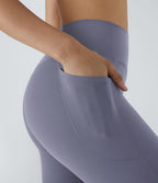 Patitoff™ 2.0 Legging Yoga Résistant Poils d'Animaux Taille Haute Croisée Poches Latérales