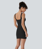 Robe débardeur danse mini ajustée décolleté carré DayStretch