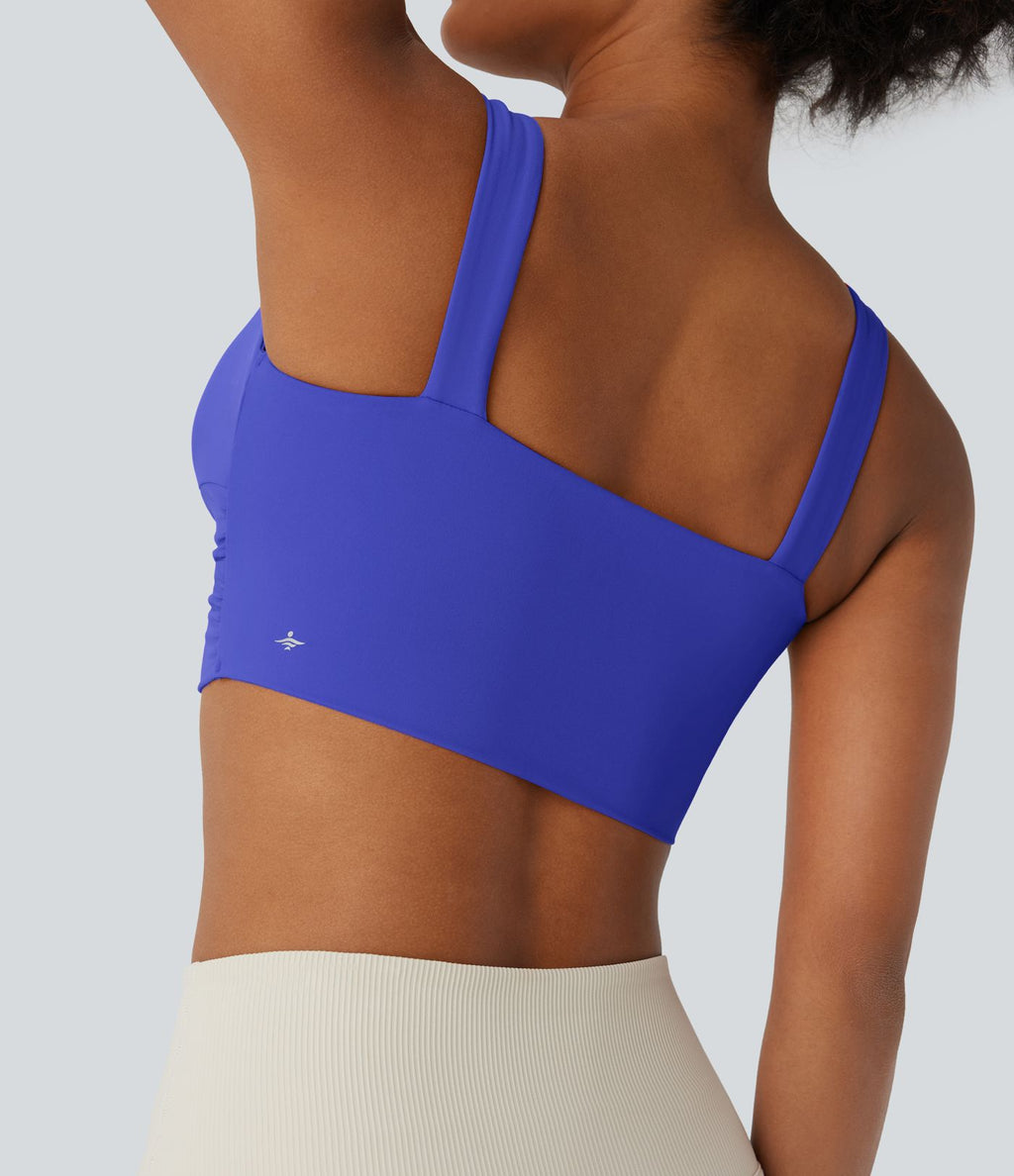 Brassière yoga SoftlyZero™ Airy maintien léger découpes effet frais InstantCool, bonnets E-G
