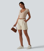 Short tailleur taille haute DayStretch 12,5 cm avec poches