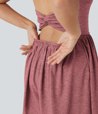 Combi-short 2-en-1 avec coussinets et poches - Édition Easy Peasy