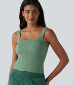 Débardeur de yoga OneForm Seamless Flow col carré soutien-gorge intégré
